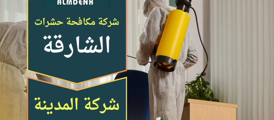 فني من شركة مكافحة حشرات في الشارقة يقوم برش مبيدات آمنة داخل منزل للقضاء على الحشرات بشكل نهائي.