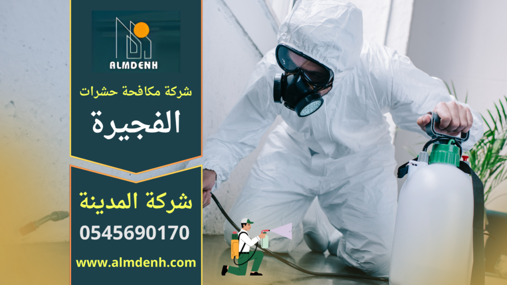 فني من شركة مكافحة حشرات في الفجيرة ينفذ عملية رش مبيدات آمنة داخل منزل للتخلص من الحشرات بشكل نهائي.