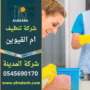 صورة فريق محترف يقدم خدمات شركة تنظيف منازل في ام القيوين باستخدام معدات حديثة لضمان نظافة مثالية.