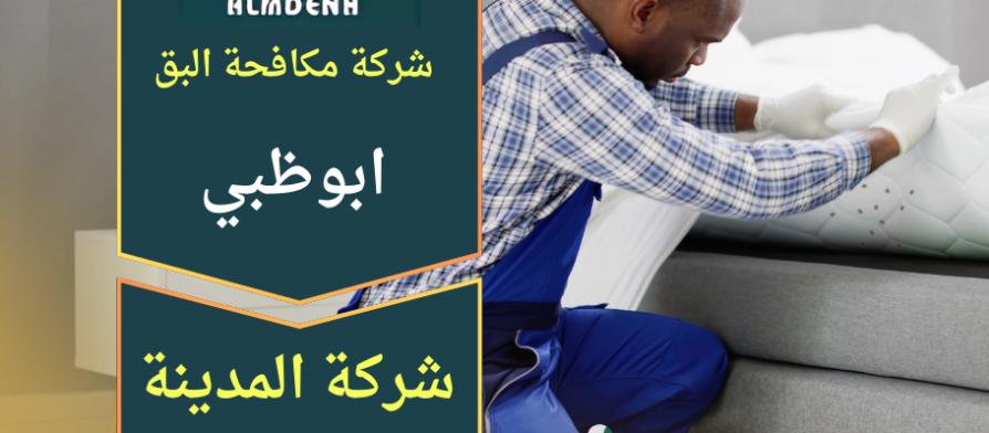 "فريق متخصص من شركة مكافحة البق في أبوظبي يقوم بفحص الأسرة ورش المواد المخصصة للقضاء على البق داخل غرفة نوم."