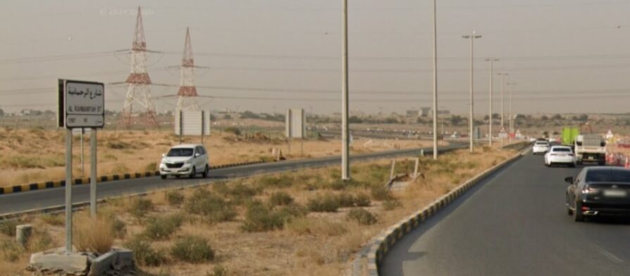 صورة توضح معالم منطقة الرحمانية السكنية مع طبيعتها العمرانية الهادئة