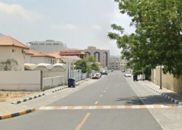 صورة توضح ملامح منطقة المديفي مع أبنيتها السكنية ومرافقها الحيوية