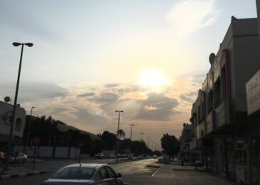 صورة توضح معالم حي اليرموك وأجوائه السكنية الهادئة