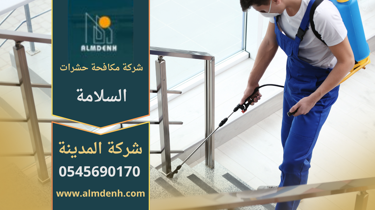 فريق محترف من شركة مكافحة حشرات السلامة يستخدم معدات حديثة وآمنة لإبادة الحشرات في المنازل والمكاتب.