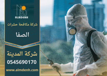 فريق متخصص من شركة مكافحة حشرات في الصفا يقوم بمعالجة منزل للقضاء على الحشرات بطريقة آمنة وفعالة
