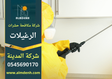 صورة فني يعمل على رش المواد المخصصة لمكافحة الآفات داخل منزل في الرغيلات لصالح شركة مكافحة حشرات في الرغيلات.