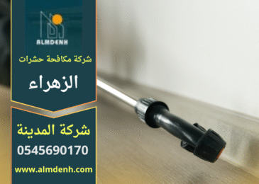 صورة فريق متخصص من شركة مكافحة حشرات في الزهراء ينفذ علاجًا احترافيًا داخل منزل باستخدام معدات حديثة وآمنة.