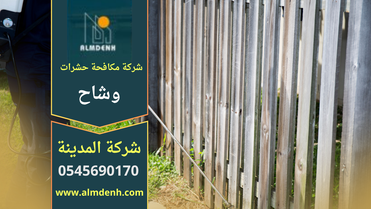 صورة توضح فني من شركة مكافحة حشرات في وشاح يستخدم معدات حديثة لمعالجة الحشرات داخل منزل.