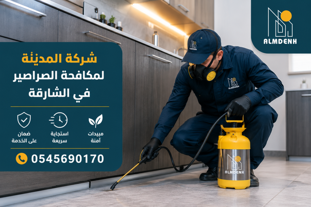 شركة مكافحة الصراصير الشارقة
