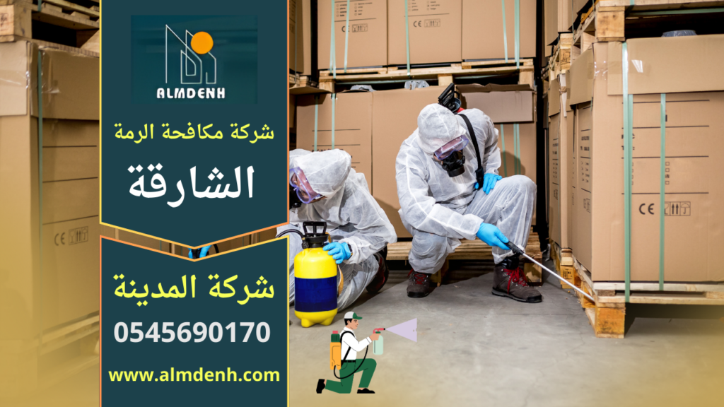 عامل متخصص يفحص جدارا متضررا ويستخدم معدات حديثة لاكتشاف أماكن انتشار الرمة ضمن خدمة شركة مكافحة الرمة في الشارقة.