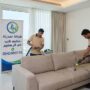 فريق شركة المدينة يقوم بغسيل وتطهير المجالس بالبخار في فيلا فاخرة، بصفتها أفضل شركة تنظيف كنب في ام سقيم، لإزالة البقع وحماية الأقمشة (0545690170).